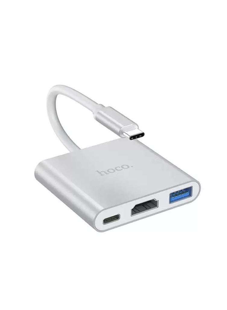 HOCO HB14 3-in-1 Type-C Hub - Image 2