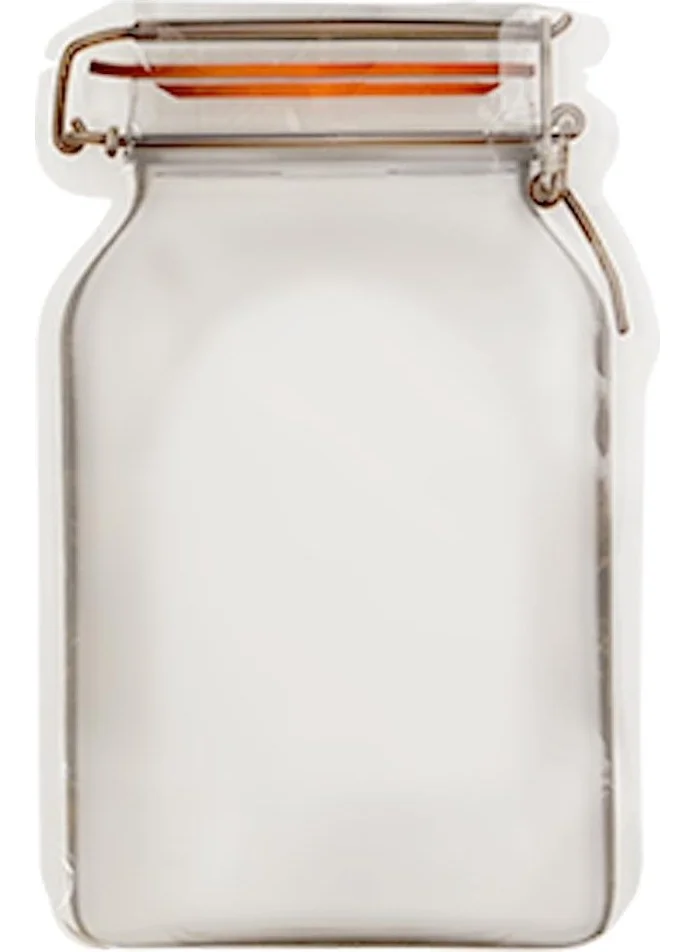 Ambalaj Pazarı Packaging Market Jar Cut Locked Doypack 11X18,5 cm x 50 Pieces