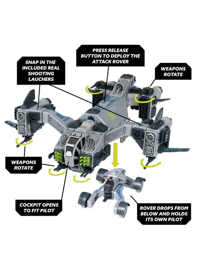 SNAP SHIPS Snap Ships Gladius AC-75 Drop Ship - Construction Toy for Custom Building and Battle Play - Ages 8+  - Image 3