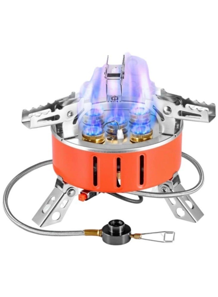 erorex 5-Burner Portable Camping Stove – With 100cm Hose - Image 2
