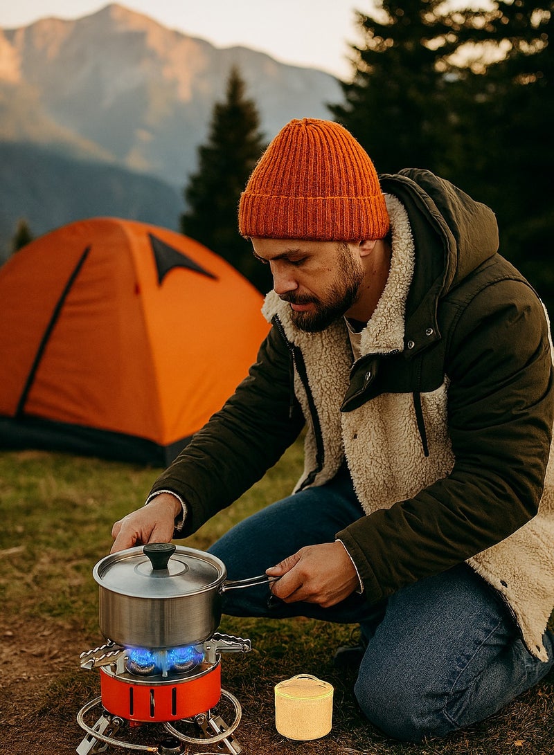 erorex 5-Burner Portable Camping Stove – With 100cm Hose - Image 3