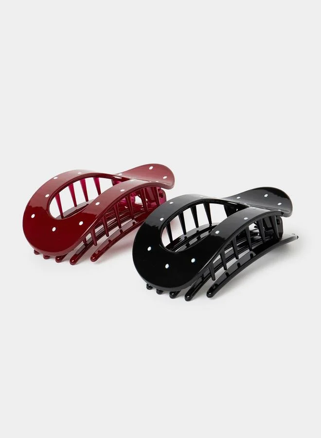 ستايلي Set of 2 - Curved Clap Clip