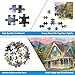 CHengQiSM 100 Piece Puzzles for Kids Summer House 100 Piece Puzzles for Adults Mountain Villa Landscape 100 Pieces Puzzle for Kids Ages 48 Mountain Cottage Oil Painting Puzzle for Seniors Teens - Image 4