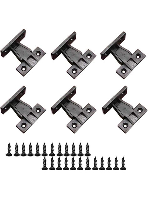20 Pairs Push In Plinth Panel Furniture Connectors Bracket Fixings With 80 Screws For Furniture Installation Move The Panel