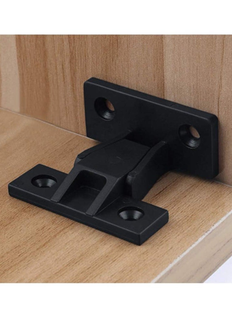 Excefore - 20 Pairs Push In Plinth Panel Furniture Connectors Bracket Fixings With 80 Screws For Furniture Installation Move The Panel - Image 1