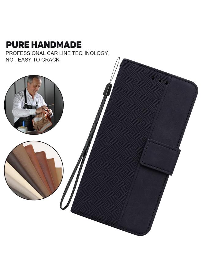 اس-توب جراب لهاتف Huawei P smart 2021 / Y7a جراب هاتف جلدي منقوش هندسيًا - Image 4