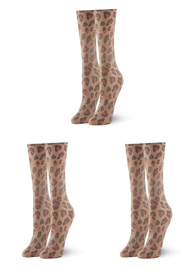 HUE جوارب بنطلون بنقشة جلد النمر - Image 1