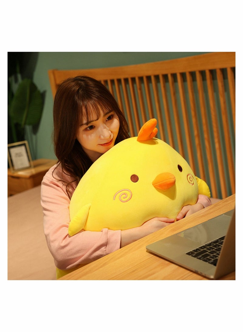 Excefore Plush Pillow Stuffed Animal Toy Funny Chick Squishy Plushie Room Decor Birthday Valentines Gifts for Kids Girls Boys - Image 3