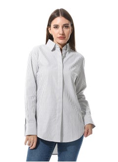 Long Sleeve Striped Oxford Chemise - pzsku/Z420ED076086F1DD861E6Z/45/_/1729770274/8c07853e-aafd-4b65-a7ca-f0133be78508