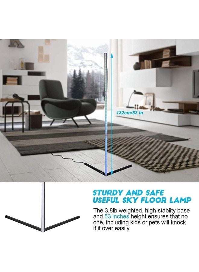 XiuWoo Standing Corner Mood Floor Lamp Corner Led Floor Lamp RGB Color Changing Atmosphere Light with Remote Control for Living Room, Bed Room - Image 5