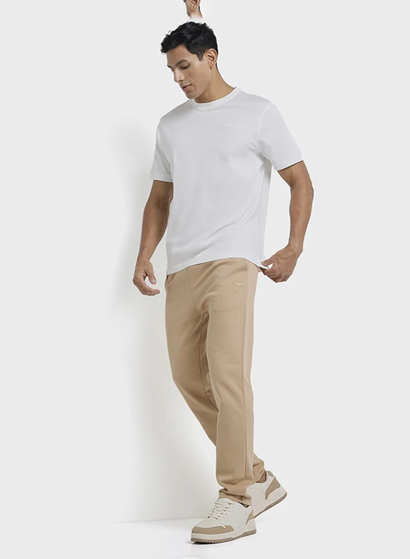 Ben Sherman Elastic Waistband Knitted Joggers