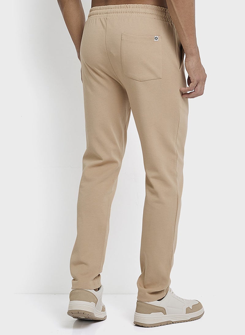 Ben Sherman Elastic Waistband Knitted Joggers - Image 2