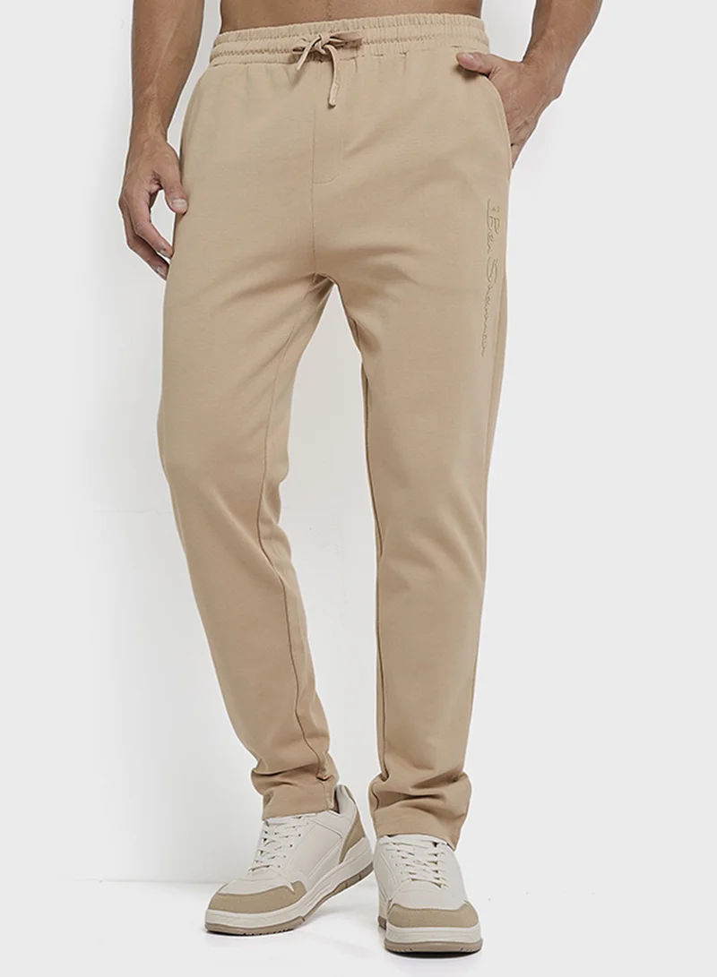 بين شيرمان Elastic Waistband Knitted Joggers