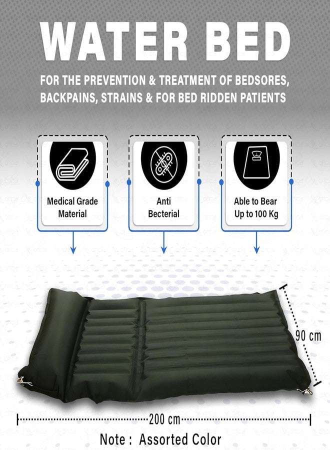 Otica Water Bed For Bed Sores prevention for bed ridden patient and in long term hospitalization(Multicolor) - Image 2