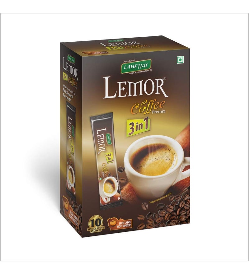 LEMOR Combo Pack of Lemor Instant Coffee Premix (3 x 10 sachet) - Image 2