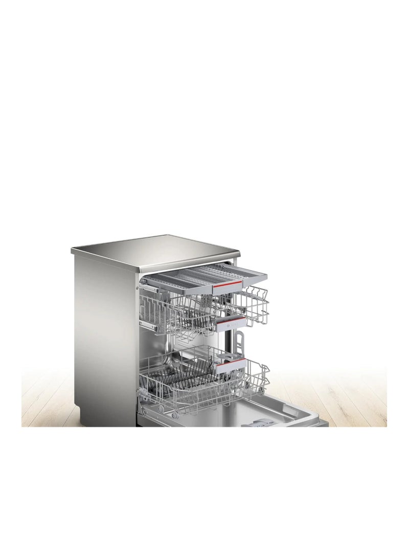 BOSCH Dishwasher Bosch 13 place 60 cm Series 4 Home Connect Digital Stainless Steel 9.5 L SMS4EMI60V silver - Image 2
