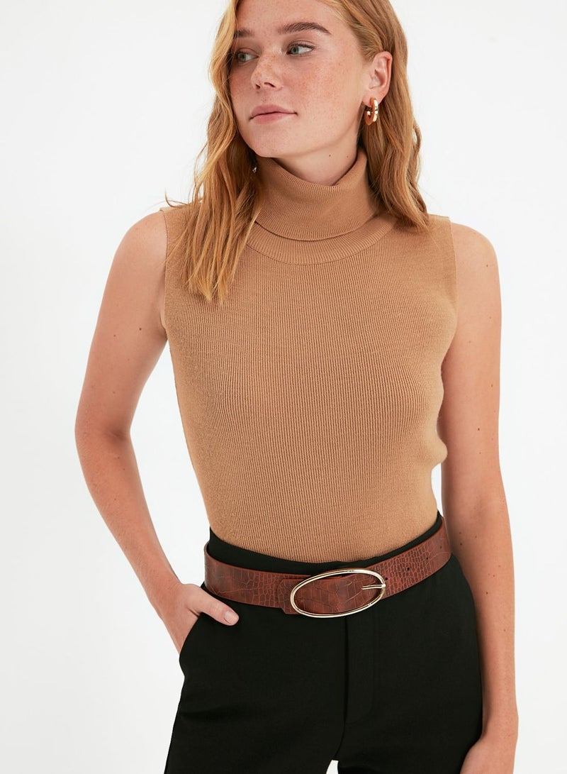 trendyol 2-Pack Crocodile Leather Look Belt - Image 4