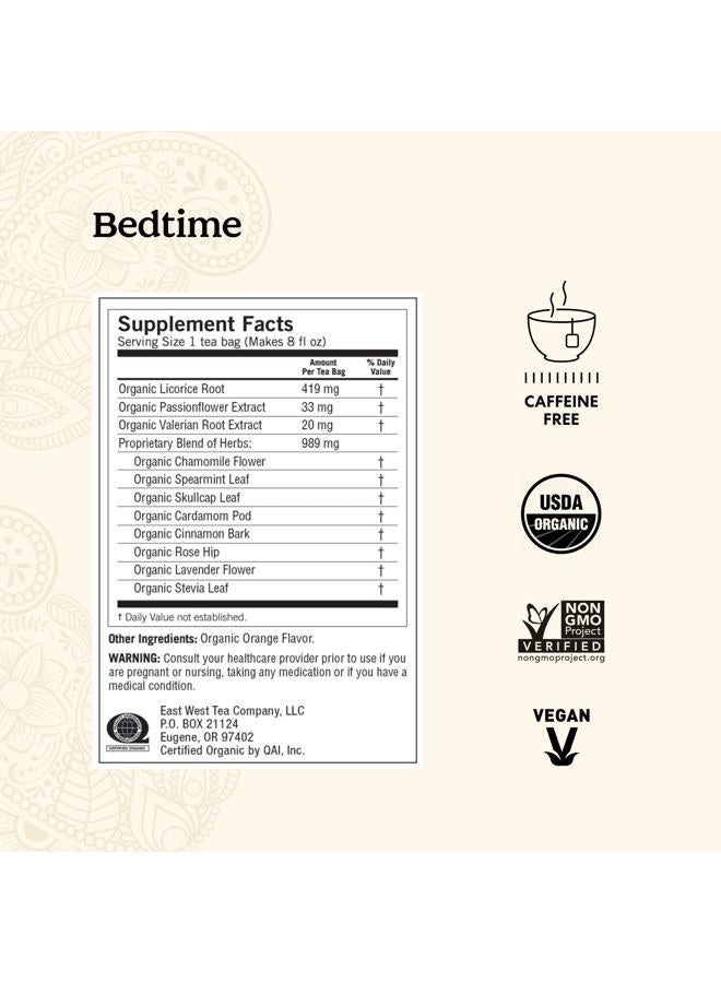 YOGI Tea - Bedtime (6 Pack) - Supports a Good Night's Sleep - Tea with Passionflower, Chamomile, Valerian Root, and Lavender - 96 Organic Herbal Tea Bags - Image 3