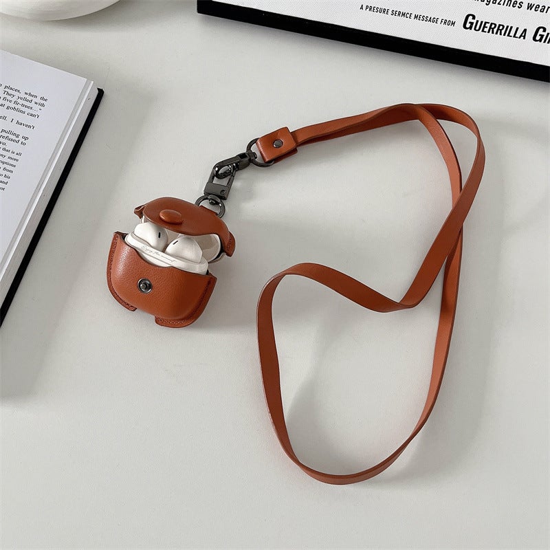 Suitable For Walkers Huain Zero Air Bluetooth Headset Leather Protective Cover Edifier Zeroair Earphone Case - Image 4