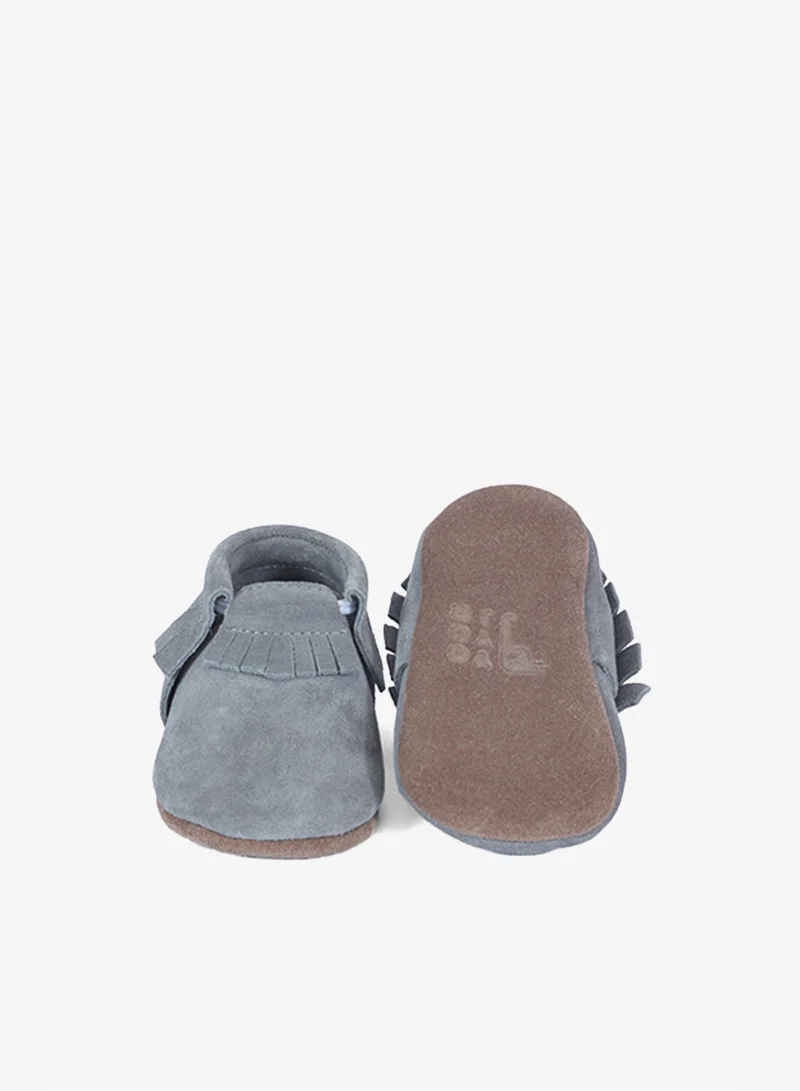 يويو جونيور يو يو جونيور موكاسين جلد سويدي أصلي