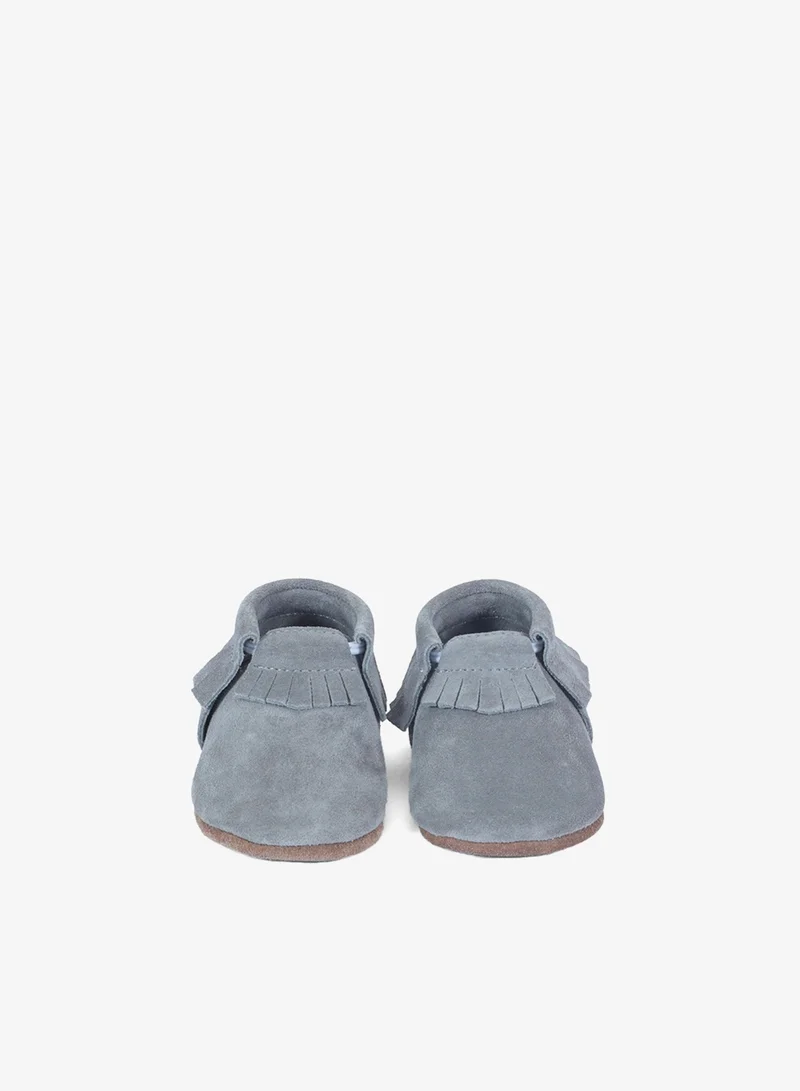 يويو جونيور يو يو جونيور موكاسين جلد سويدي أصلي