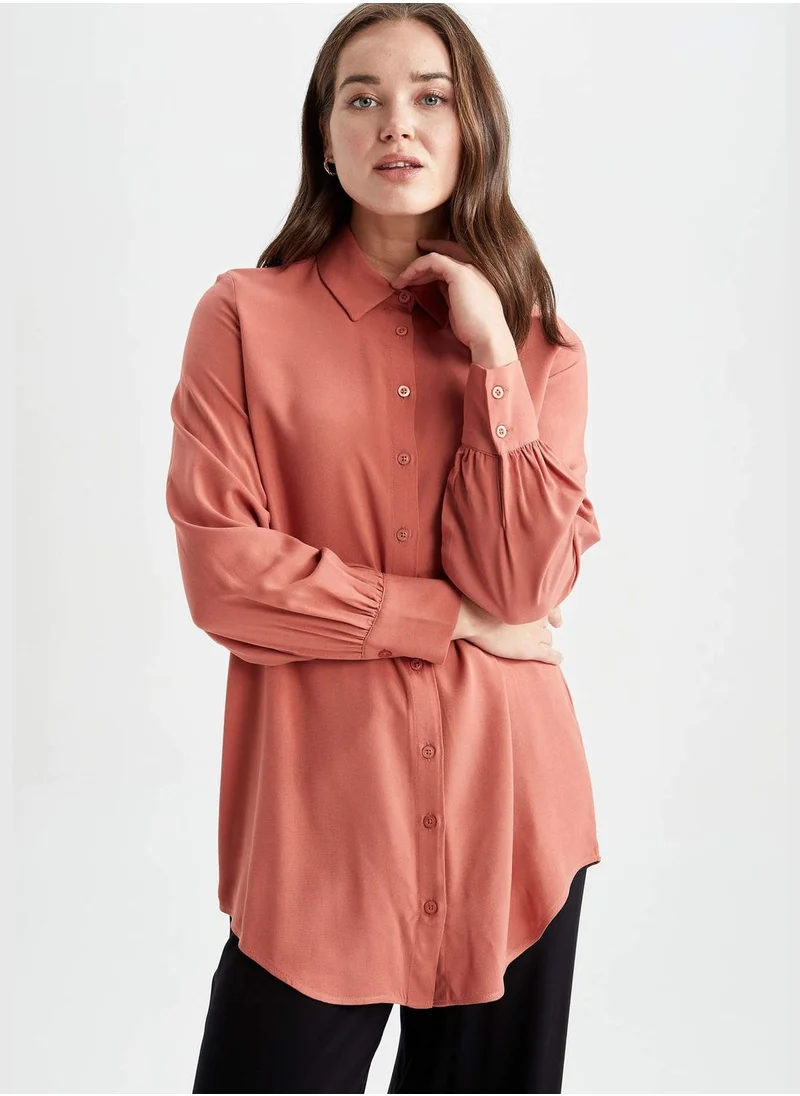 DeFacto Woman Woven Long Sleeve Tunic