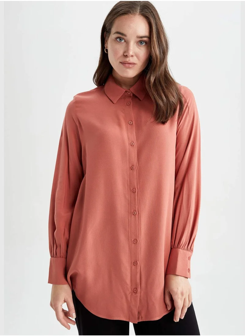 DeFacto Woman Woven Long Sleeve Tunic