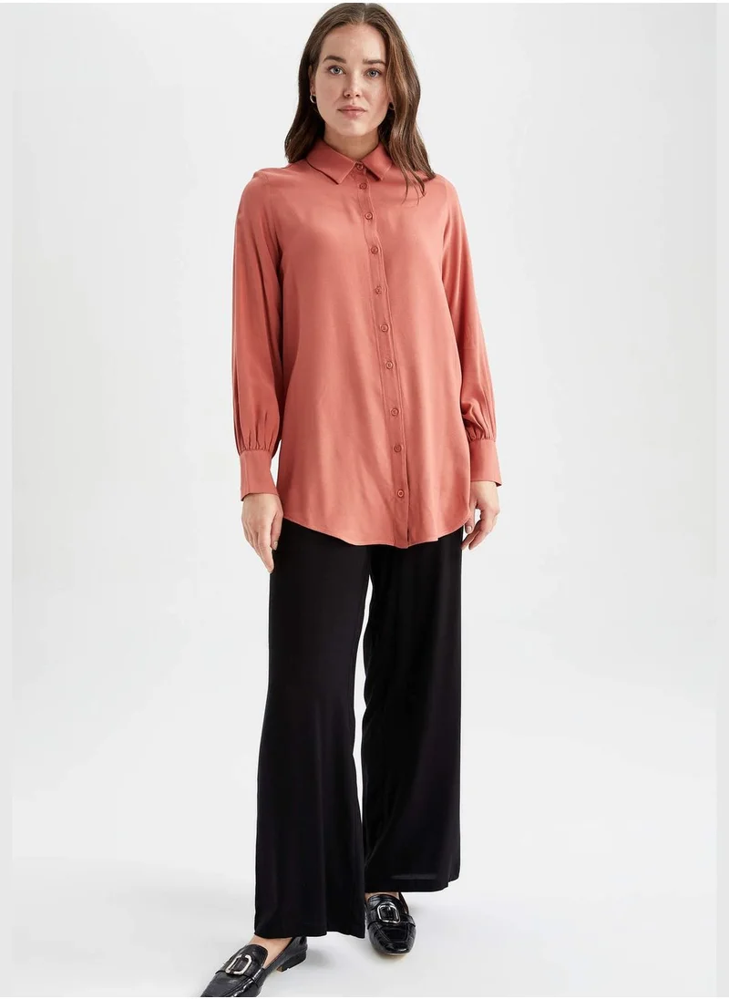 DeFacto Woman Woven Long Sleeve Tunic
