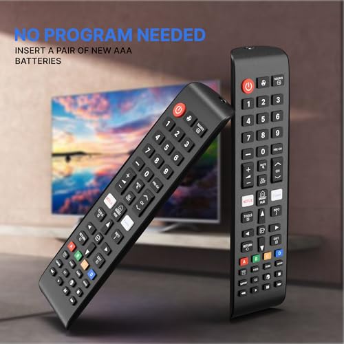 ZdalaMit Original Remote Control Compatible with Samsung tv Remote Control Universal Suitable for LCD LED OLED QLED UHD HD Plasma 3D Smart Hub Television with Hotkeys - Image 3