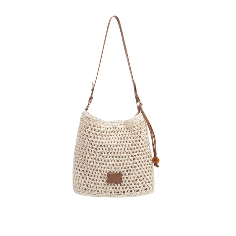 Eiyye Crochet Purse for Women Shoulder Bag Woven Purses Boho Crochet Bag Beach Bags Summer for Travel Everyday Use - Image 1