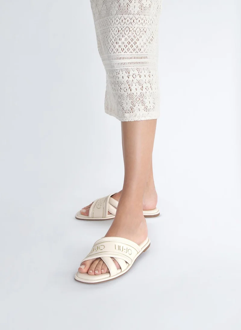 Liu Jo Flat sandals with logo