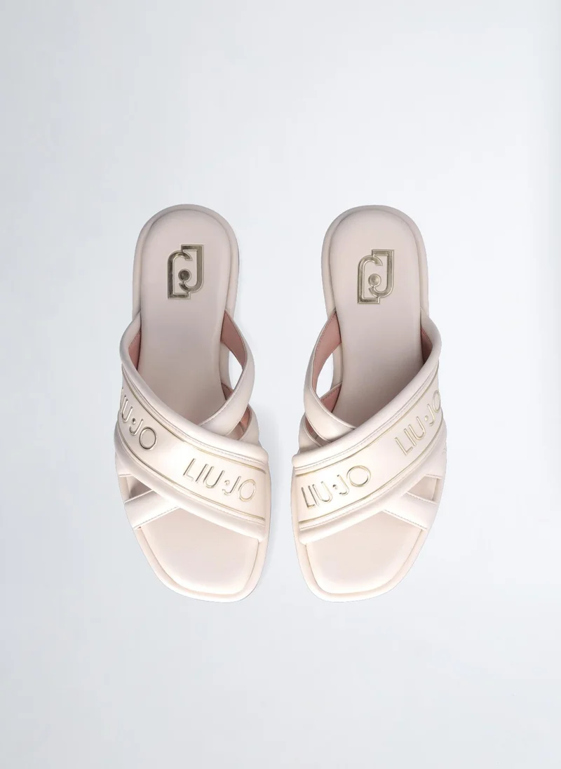 Liu Jo Flat sandals with logo
