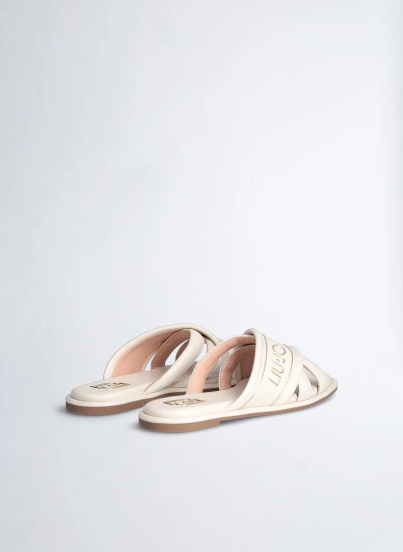 Liu Jo Flat sandals with logo