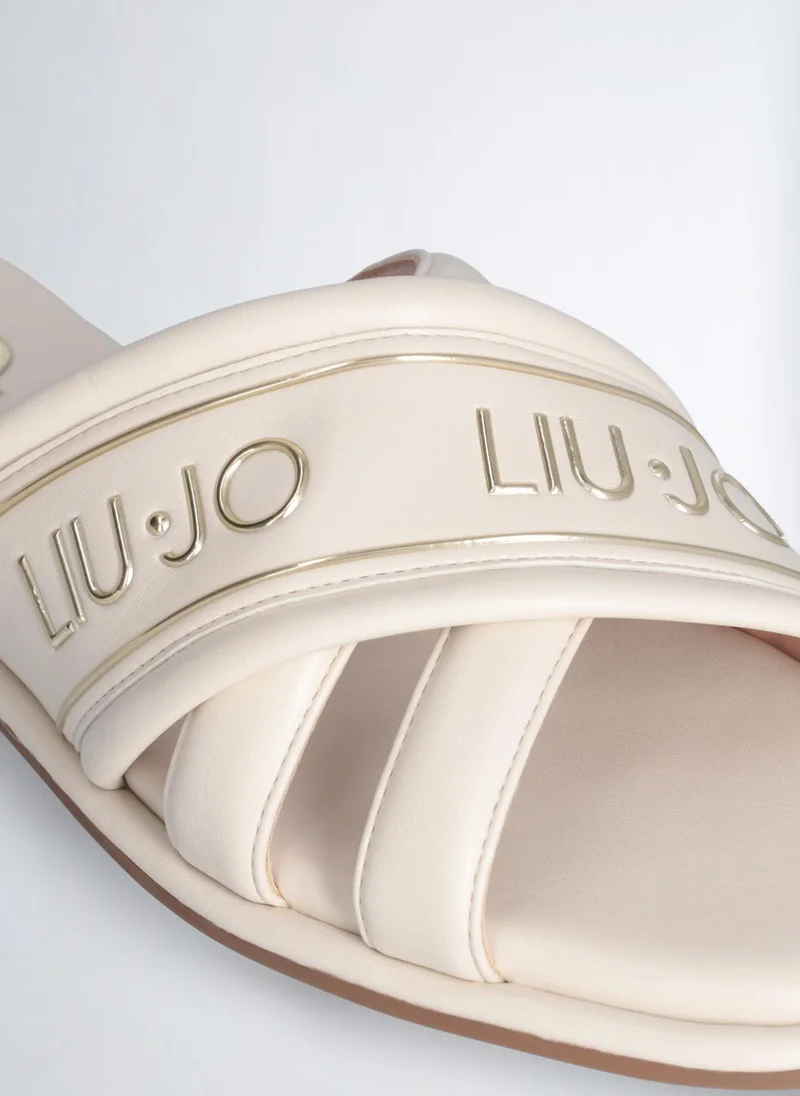 Liu Jo Flat sandals with logo
