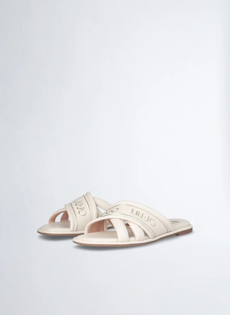 Liu Jo Flat sandals with logo