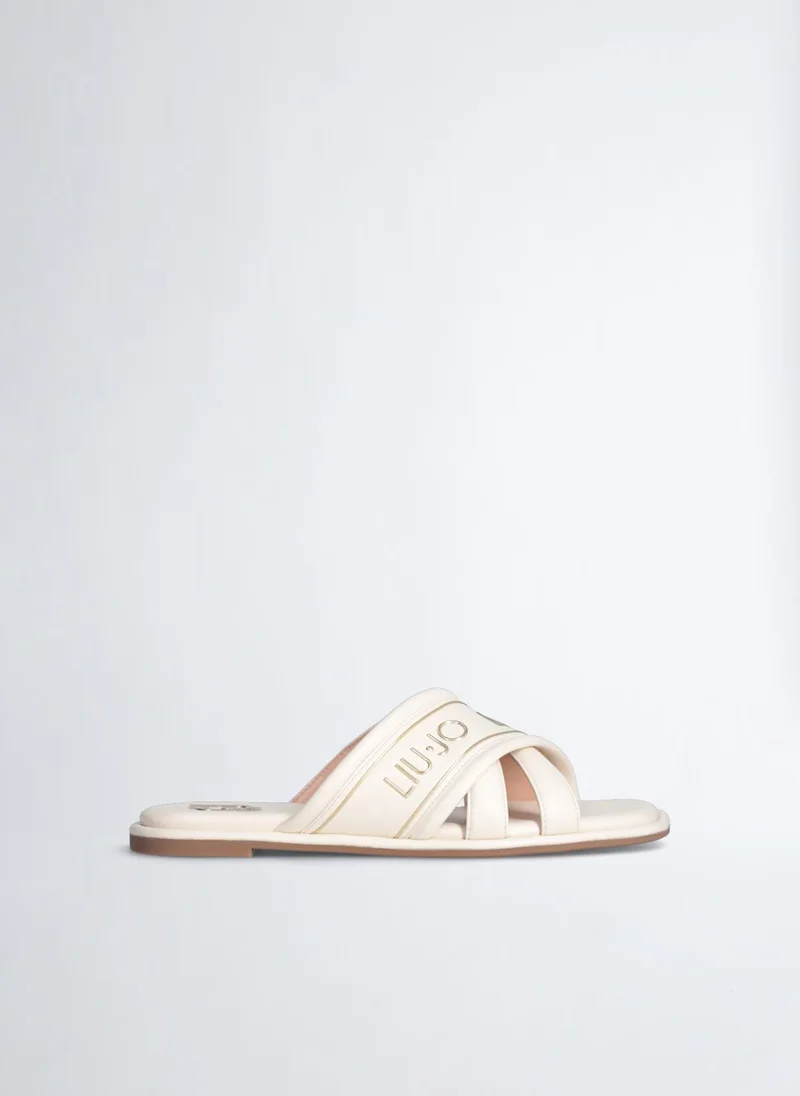 Liu Jo Flat sandals with logo