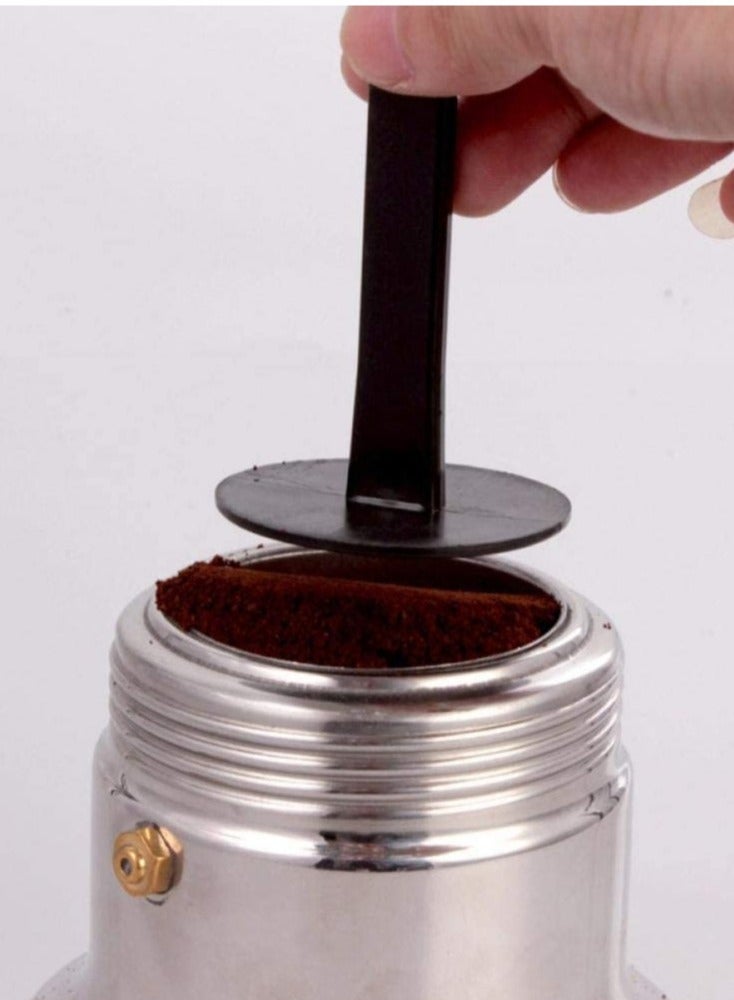 KASTWAVE Stainless Steel Coffee Tamper, Professional 2-in-1 Barista Espresso Tamper Scoop with Spoon Coffee Bean Hammer Spoon for Cafe Shop, Home, Kitchen, Office  - Image 4