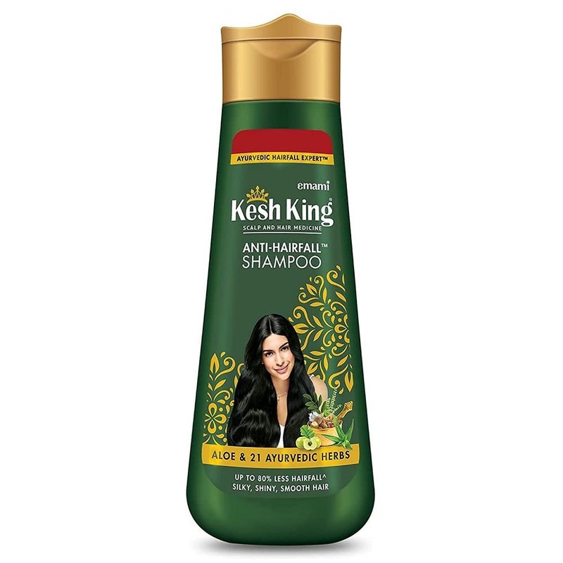 Kesh King Anti Hairfall Shampoo with 21 Ayurvedic Herbs Aloe Vera Provides Healthy Nourished Scalp for Shiny Smooth Hairs 271 Fl Oz80ml