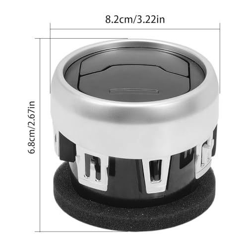 Taesayl Dashboard AC Vent for Mustang 2015-2022, Replace FR3Z-19893-AE FR3Z-19893-AC, Black Air Heater Vent Duct - Image 4