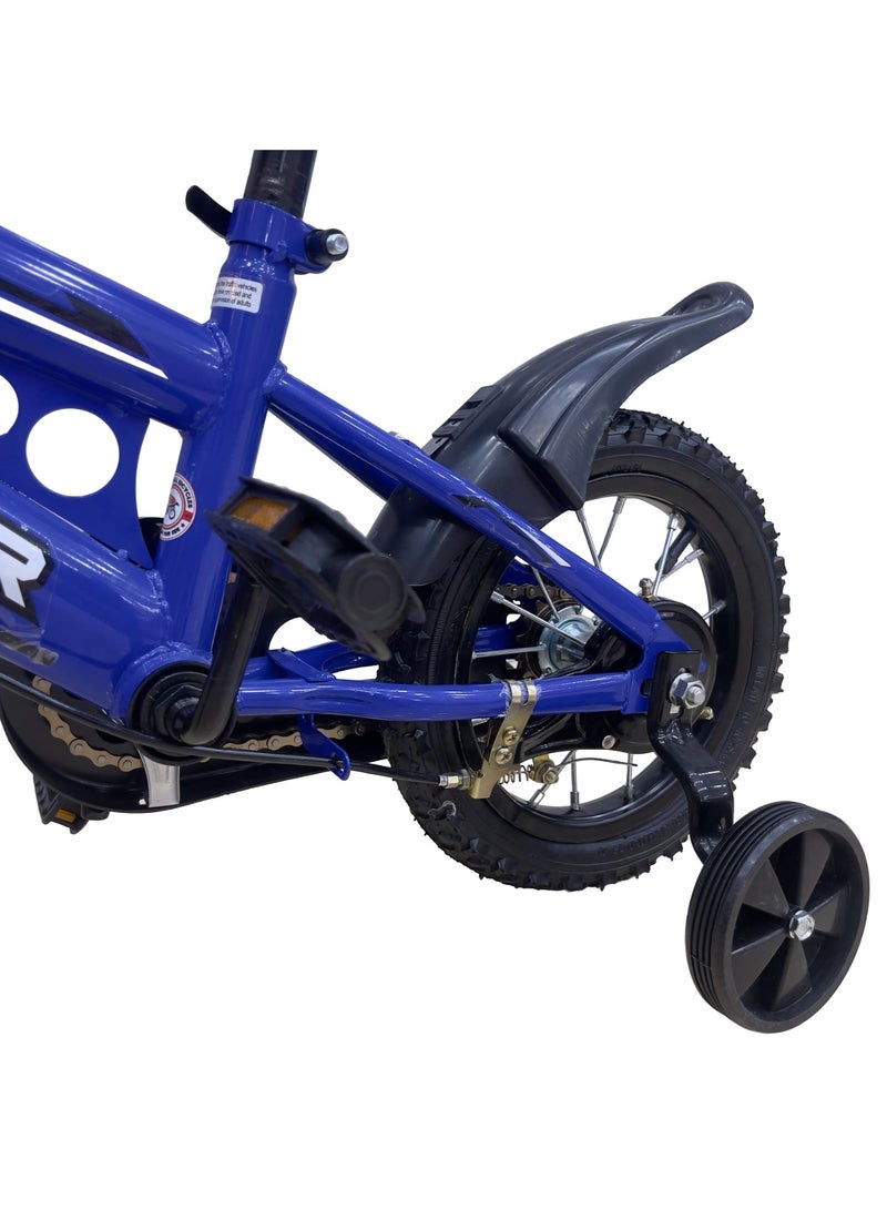 رانر دراجة فوكس للأطفال من رنر فوكس مع فرامل يدوية وسلة للأعمار من 3-8 سنوات، دراجات 12/16 بوصة مع عجلات تدريب ومصدات - Image 4