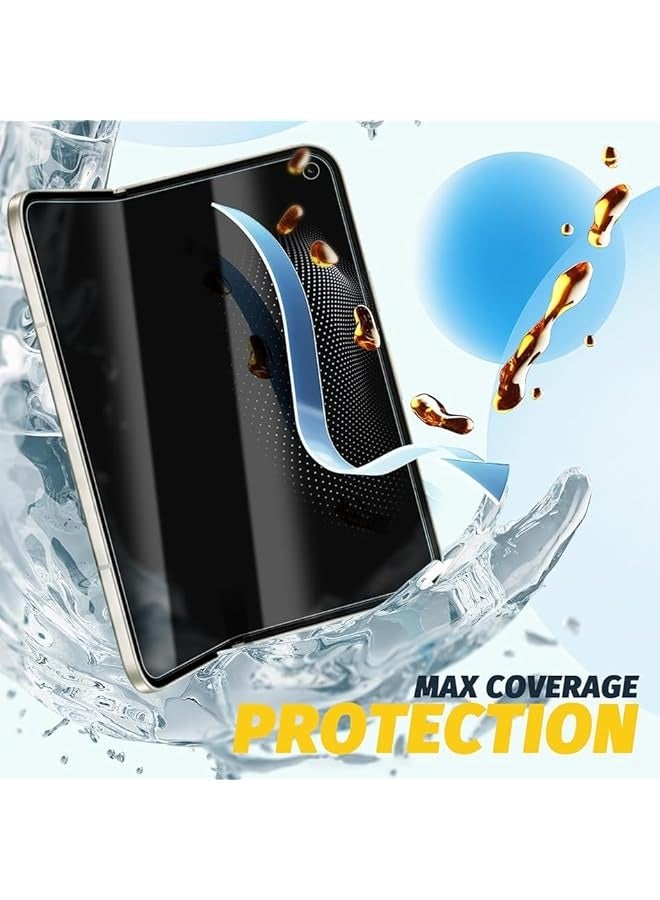 PROMASS Screen Protector Film for Google Pixel 9 Pro Fold, 3 IN 1 (Front&Back&Screen) Self Healing Unbreakable Hydrogel Soft Film Anti-Scratch [Not Tempered Glass] Google Pixel 9 Pro Fold 2024 Clear - Image 2