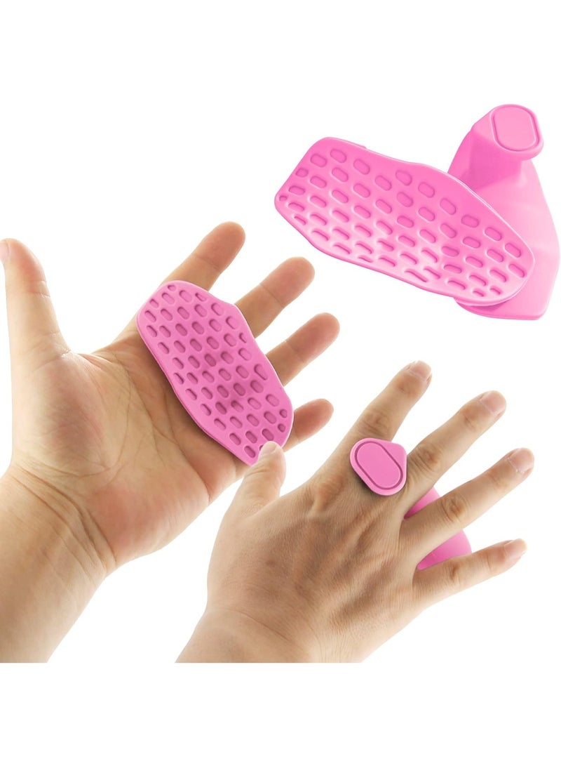 Rubber Anti-Slip Weight Lifting Gym Grips for Men & Women, Sweat-Free Workout Gloves for Deadlift, Dumbbells & Pull Ups - Image 1