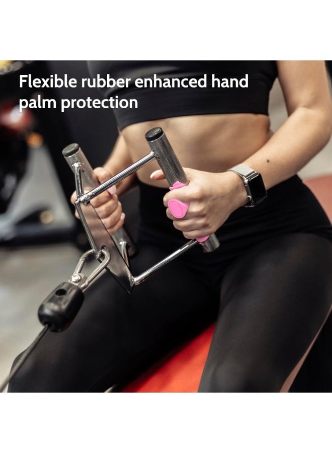 Rubber Anti-Slip Weight Lifting Gym Grips for Men & Women, Sweat-Free Workout Gloves for Deadlift, Dumbbells & Pull Ups - Image 4