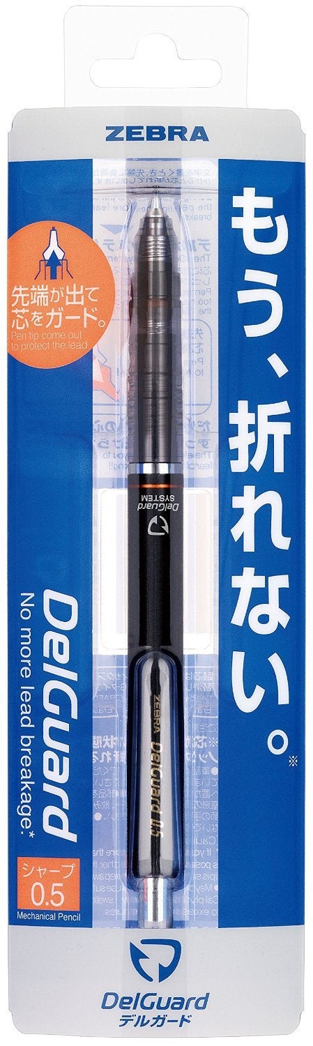 Zebra Technologies Zebra DelGuard 0.5mm Lead Mechanical Pencil, Black Body (P-MA85-BK) - Image 5
