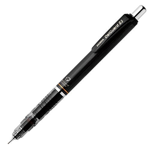 Zebra Technologies Zebra DelGuard 0.5mm Lead Mechanical Pencil, Black Body (P-MA85-BK) - Image 1