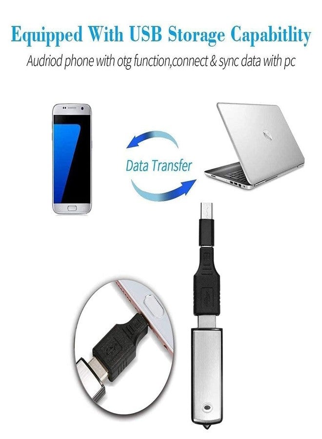 OKEYTECH 360 High Definition HD USB Voice Recorder, Clear Audio Recording Pen Drive 8 GB Memory inbuilt for Home,Office,Meetings (USB 8 GB Voice Recorder) - Image 5