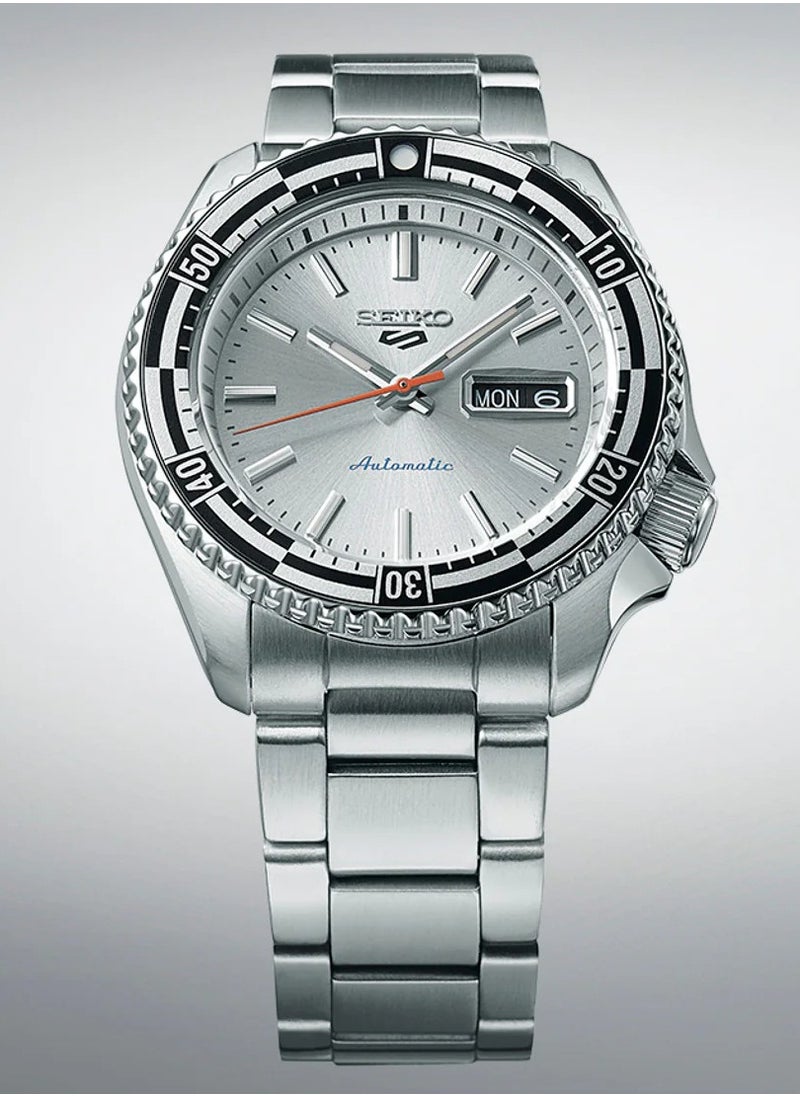 New 5 Sports Automatic Silver Dial Men's Watch - SRPK09K1