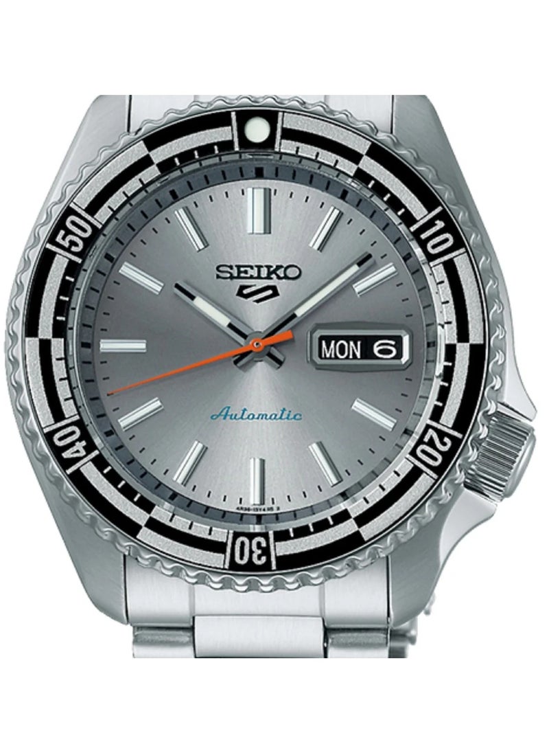 New 5 Sports Automatic Silver Dial Men's Watch - SRPK09K1