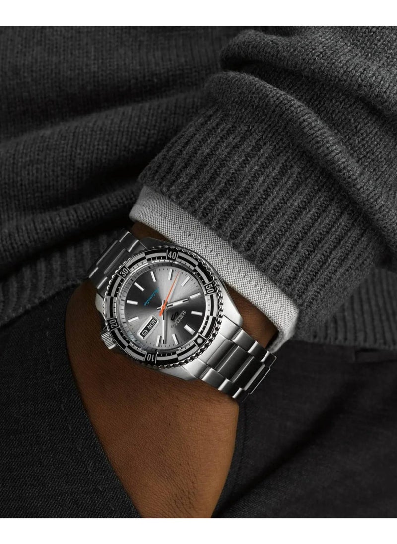 New 5 Sports Automatic Silver Dial Men's Watch - SRPK09K1