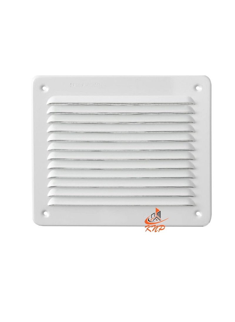 KNP Metal Ventilation Shutter With Grill 8"  - Image 1